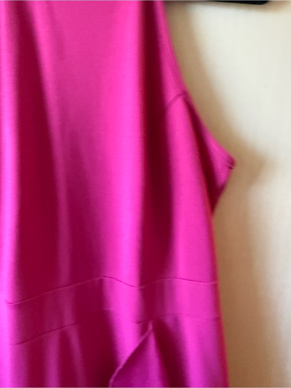 Women's Halter Ruffle Maxi Dress - Fuchsia - Picture 4 of 7